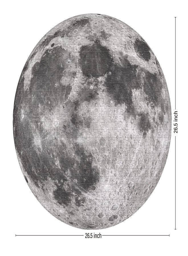 Antelope - 1000 Piece Puzzle for Adults, Space Moon Jigsaw Puzzles 1000 Pieces, Telescope Planet Close-up Round Puzzle, High Resolution, Matte Finish, No Dust Space Puzzle - Image 3